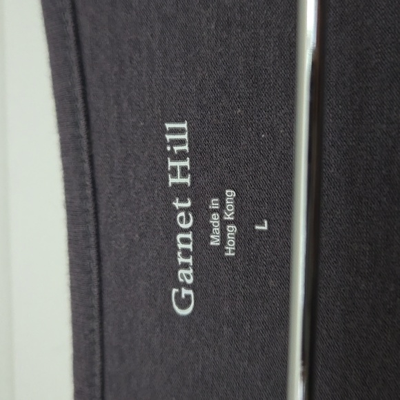 Garnet Hill gray, long sleeve, size large - Picture 2 of 6